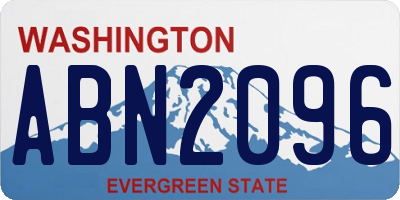WA license plate ABN2096