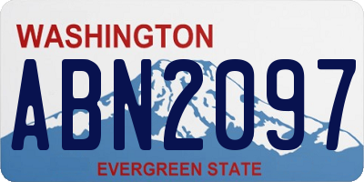 WA license plate ABN2097