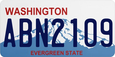 WA license plate ABN2109