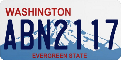 WA license plate ABN2117