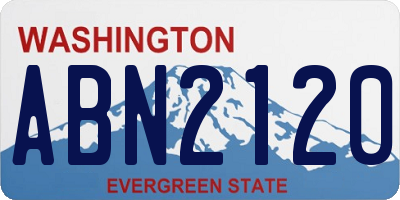 WA license plate ABN2120