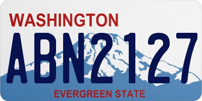 WA license plate ABN2127