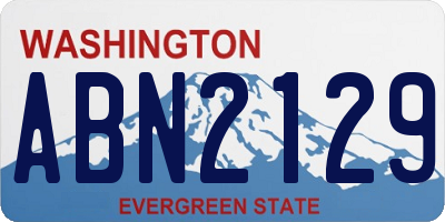 WA license plate ABN2129