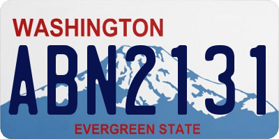 WA license plate ABN2131