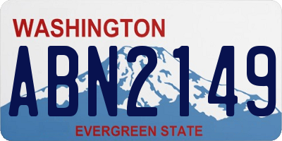 WA license plate ABN2149