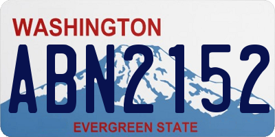 WA license plate ABN2152