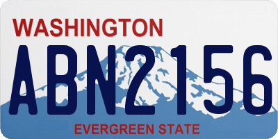 WA license plate ABN2156