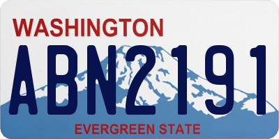 WA license plate ABN2191