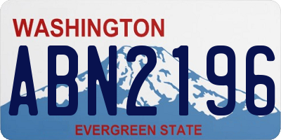 WA license plate ABN2196