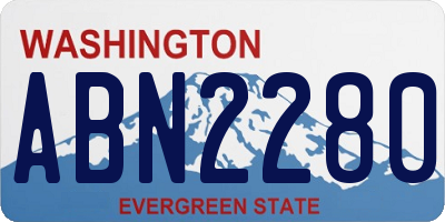 WA license plate ABN2280