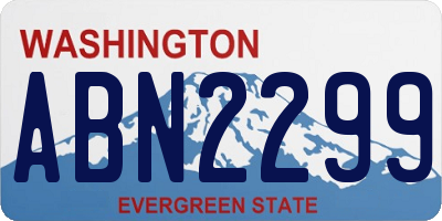 WA license plate ABN2299
