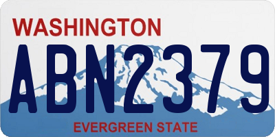 WA license plate ABN2379