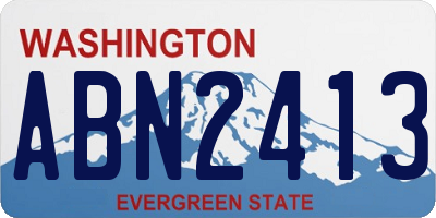 WA license plate ABN2413