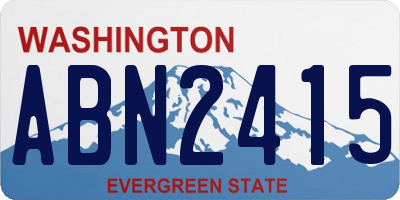WA license plate ABN2415