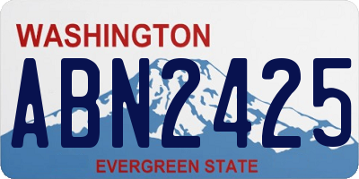 WA license plate ABN2425
