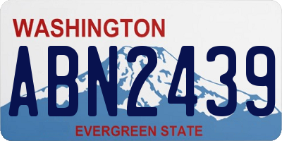 WA license plate ABN2439