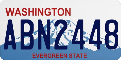 WA license plate ABN2448