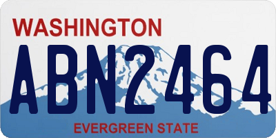 WA license plate ABN2464