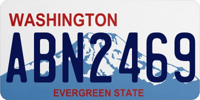 WA license plate ABN2469