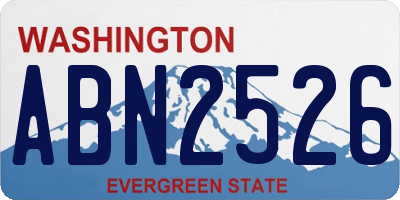 WA license plate ABN2526