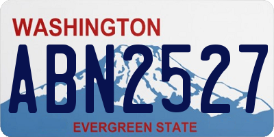 WA license plate ABN2527