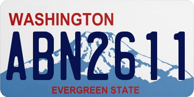 WA license plate ABN2611