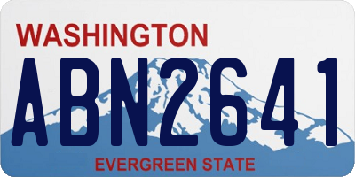 WA license plate ABN2641