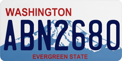 WA license plate ABN2680