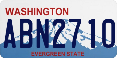WA license plate ABN2710