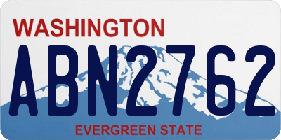 WA license plate ABN2762