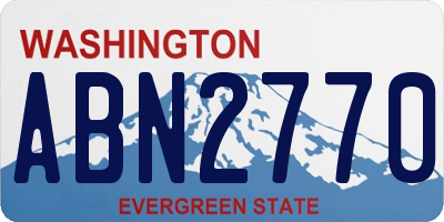 WA license plate ABN2770