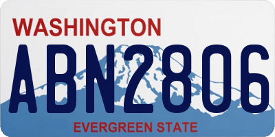 WA license plate ABN2806