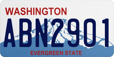 WA license plate ABN2901