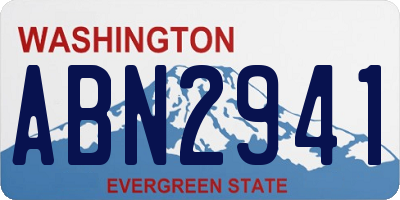 WA license plate ABN2941