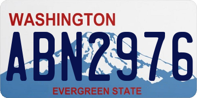WA license plate ABN2976