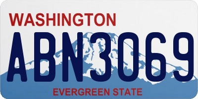 WA license plate ABN3069