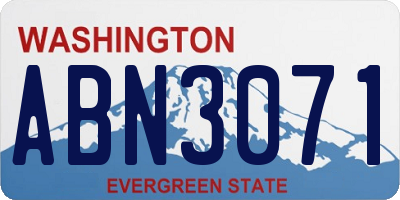 WA license plate ABN3071