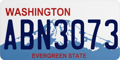 WA license plate ABN3073