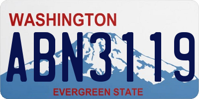 WA license plate ABN3119