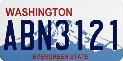 WA license plate ABN3121
