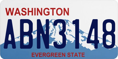 WA license plate ABN3148