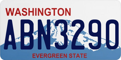 WA license plate ABN3290