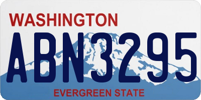 WA license plate ABN3295