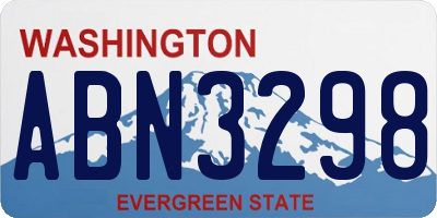 WA license plate ABN3298