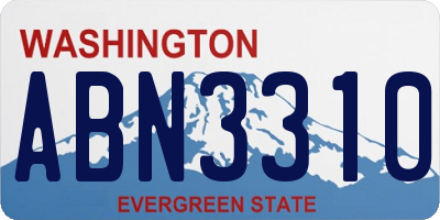 WA license plate ABN3310