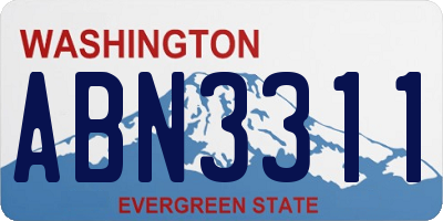 WA license plate ABN3311