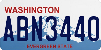 WA license plate ABN3440