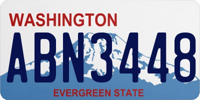 WA license plate ABN3448