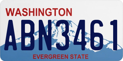 WA license plate ABN3461