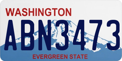 WA license plate ABN3473